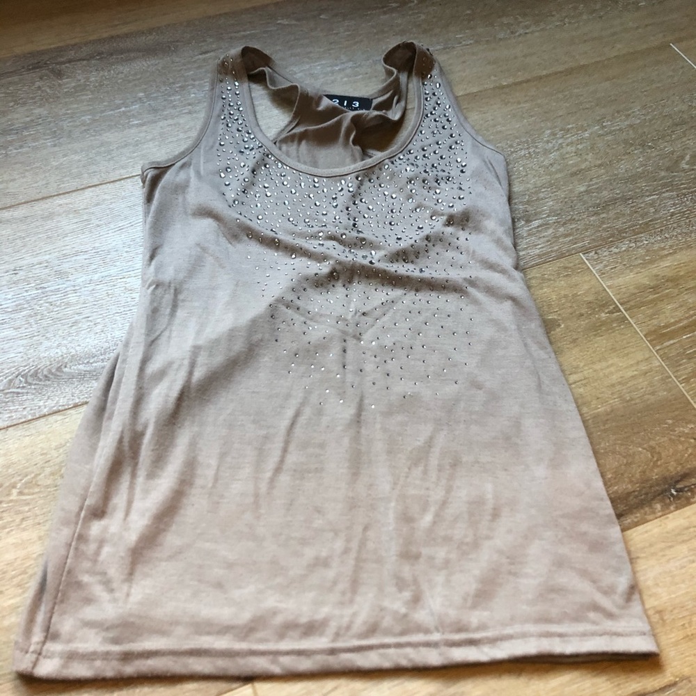 Racer Tank with crystals